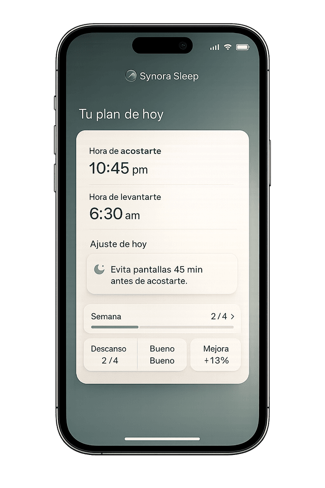 Instrucciones diarias claras